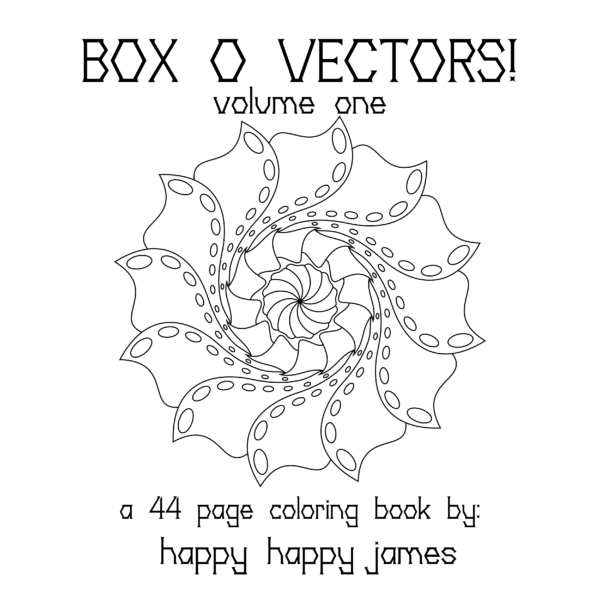 BOX O VECTORS coloring book